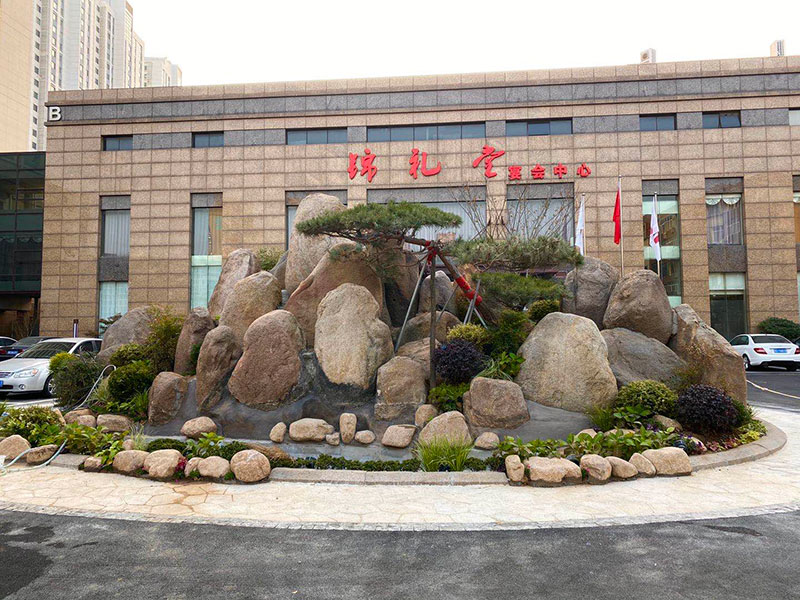 青島酒店景觀設(shè)計(jì)--青島廣業(yè)錦江酒店景觀設(shè)計(jì)施工